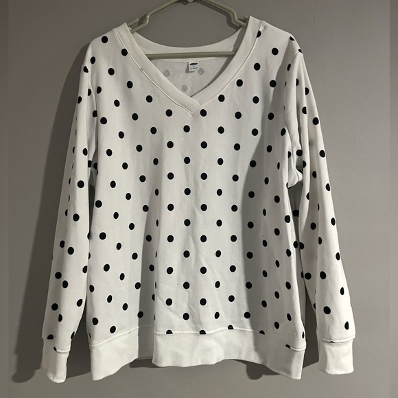 Old Navy Sweaters Womens Size Xl Old Navy White Sweatshirt With